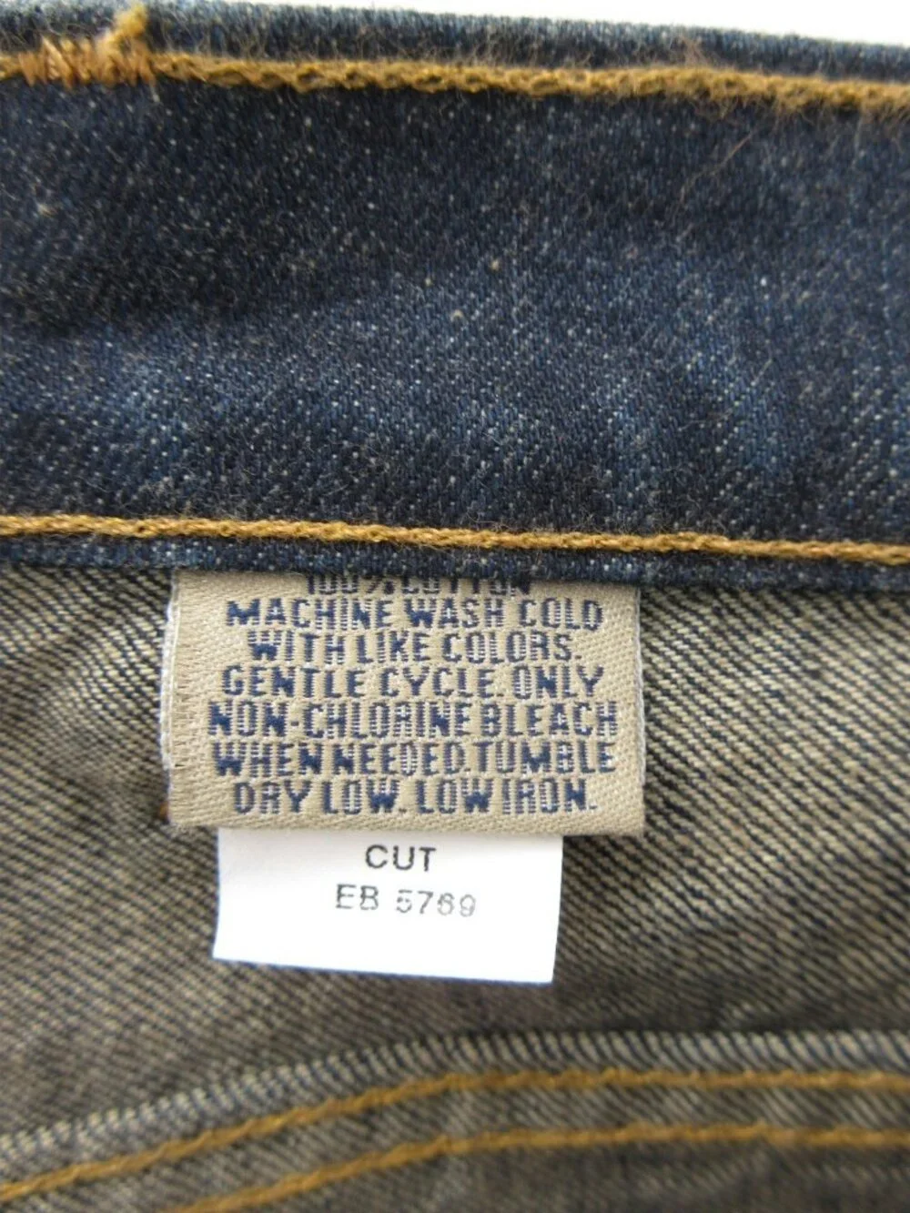 Bills Khakis Jeans 44X32 Straight Classic Fit Denim Rinse Heritage NEW